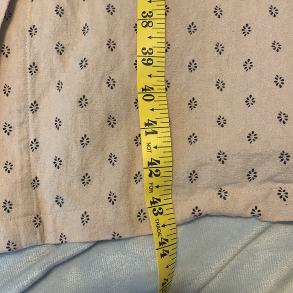 ANTHROPOLOGIE ENGLISH FACTORY FRONT KNOT BUTTON MIDI DRESS SMALL TAN FLANNEL - Picture 10 of 12